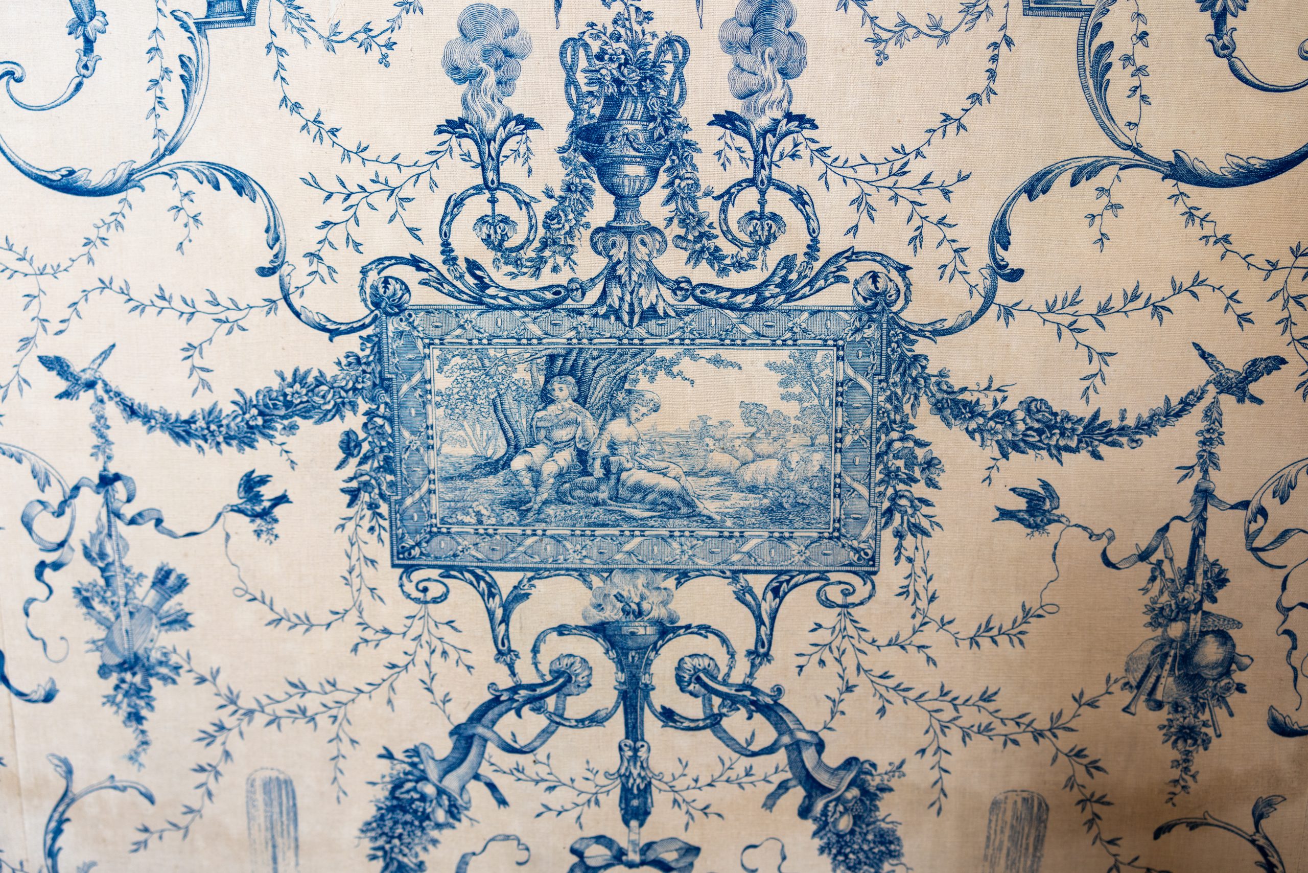 La Toile de Jouy de la Chambre Bleue - JC Bracq