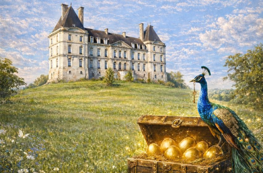 Le Secret des Paons aux oeufs d'Or du Château de Fayolle